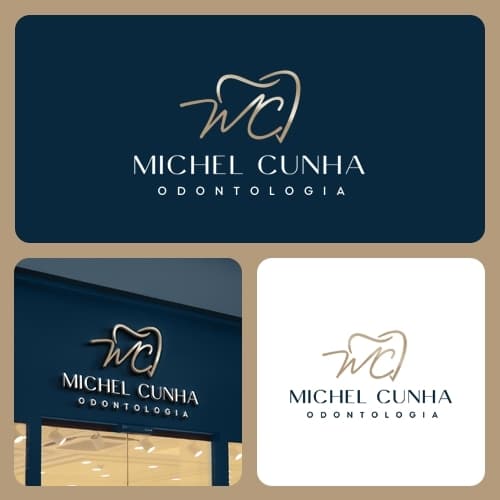 Cartão da Clínica Odontológica antes e depois